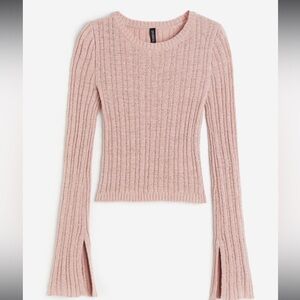 Divided H&M rib knit sweater, size xs